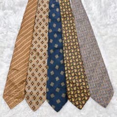 メンズネクタイ5本セット ブランド多数 ビジネス用 まとめ売り⑩