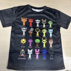 新品 スプランキー カラフルキャラクターTシャツとショートパンツ