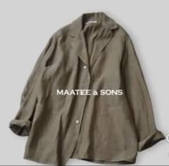 折って折って Jacket LinenSilk Chambray ピスタチオ　1 折って折って Jacket LinenSilk Chambray ピスタチオ 1 - メルカリ