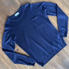 JOHN SMEDLEY ジョンスメドレー 濃紺胸ポケウールニット S JOHN SMEDLEY ジョンスメドレー 濃紺胸ポケウールニット S - メルカリ