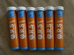 O.R.S Hydration Tablets オレンジ風味 6本セット - メルカリ