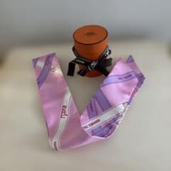 HERMES ツイリー スカーフ ピンクのサムネイル