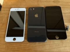 ま*き様 iPhone 8 、7 本体 ディスプレイ　パーツ　部品取り用 3点セのサムネイル