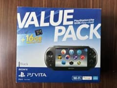 【PlayStation Vita】 本体　16GB バリューパック ブラックのサムネイル