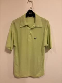 古着　Lacoste 90's 黄緑　ラコステ　ポロシャツのサムネイル