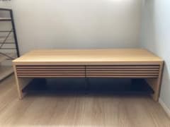 ※幸様専用【美品】幅120㎝ センターテーブル 引き出し付き 棚付き カイエンのサムネイル
