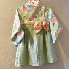 花柄着物スタイルドレス（80cm）のサムネイル