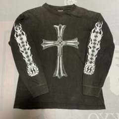 希少レア 90s VINTAGE 十字架卍 ファイヤー アイアンクロス Tシャツ
