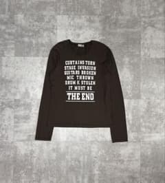 Dior  THE END 長袖カットソー Dior Homme AW05 THE END ロンT - メルカリ