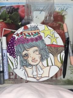 手描きイラスト オリジナル 少女 アートのサムネイル