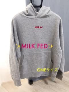 【MILK FED 】グレー パーカー ONE サイズのサムネイル