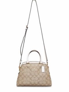 極美品 COACH シグネチャー 2WAYバッグ 白のサムネイル