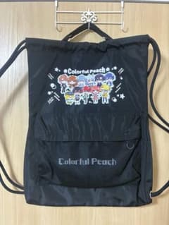 カラフルピーチ ナップサック 新品未使用のサムネイル