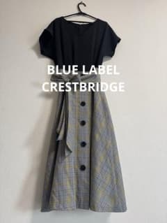 BLUE LABEL CRESTBRIDGE クレストブリッジ ワンピース 36 - メルカリ