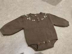 テータテート　ニット　ロンパースのサムネイル