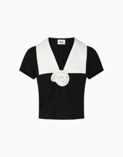 【正規品 未使用 タグ付】Bibiy STEPHANIE ROSETTE TOPのサムネイル