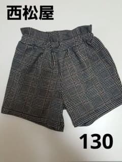 西松屋　チェック　ショートパンツのサムネイル