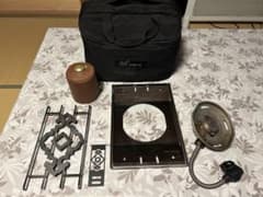 フラットバーナー 五徳 ガス缶 収納袋セット | Mercari