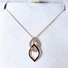 Vendome Aoyama Diamond Necklace K18YG 1.7g