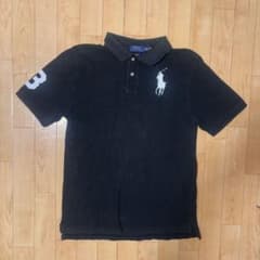 Polo Ralph Lauren ポロシャツ ビッグポニー ブラック y2k - メルカリ