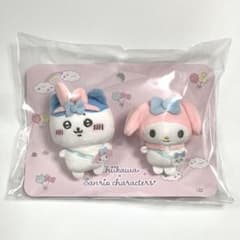 ハチワレ×マイメロディ ペアブローチ ちいかわ×サンリオキャラクターズ