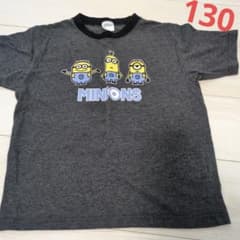 キッズ Tシャツ 130 グレー MINIONSのサムネイル