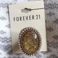 新品未使用 FOREVER21 ゴールド ゴージャスリングのサムネイル