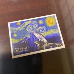 Yosemite National Park マグネット 星月夜風デザインのサムネイル
