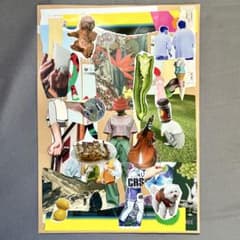 コラージュアート 切り絵 ハンドメイド作品 A4サイズ - メルカリ
