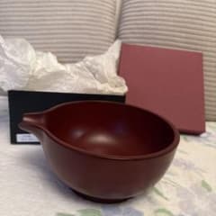 越前漆器 越前塗 片口酒器 古代朱 天然木 本漆 古代朱 片口 (中