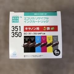 エコインク キヤノン BCI-351+350/6MP互換 6色パックのサムネイル