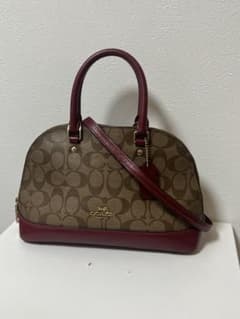 Coach シグネチャー サッチェル 2way ハンドバッグF27583のサムネイル