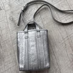 R⭐︎様専用バレンシアガbalenciaga☆シルバーショルダーバッグポシェットのサムネイル