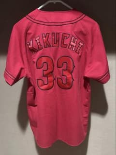 極美品 広島カープ 菊池涼介 33 ビジター ハイクオリティ ユニフォーム M