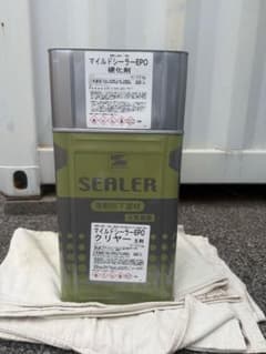 エスケー化研 マイルドシーラーEPO クリヤー 14kgセット - メルカリ