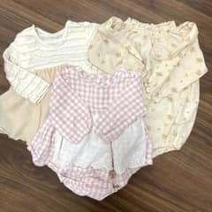 ロンパース 女の子　３枚セットのサムネイル