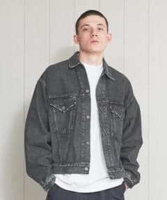 H BEAUTY&YOUTH BLACK DENIM JACKETのサムネイル