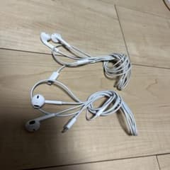 iPhone 純正イヤホン　2本セット　有線のサムネイル