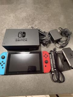Nintendo Switch 本体 ネオンレッド/ネオンブルー　箱無しのサムネイル