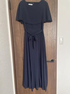 結婚式ドレス　ネイビー Lサイズのサムネイル