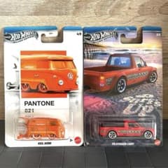 ホットウィール フォルクスワーゲン クールコンビ、キャディー2台