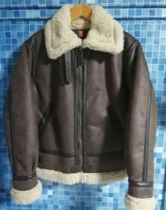 【新品未使用 Mサイズ 】 Alpha ボアフリース レザー ムートンジャケット