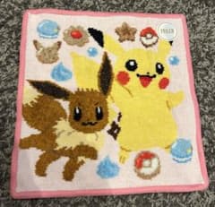 FEILER フェイラー ピカチュウ イーブイ ポケモン タオルハンカチ