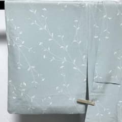 ⭐︎b871 正絹　単衣　小紋　金彩　三越　居敷当て付　水色系　極美品　着物 ⭐︎b871 正絹 単衣 小紋 金彩 三越 居敷当て付 水色系 極美品 着物