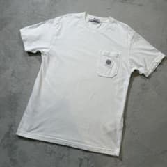 ストーンアイランド　半袖　ポケットTシャツ　Lサイズ 761521957 白 ストーンアイランド 半袖 ポケットTシャツ Lサイズ 761521957 白