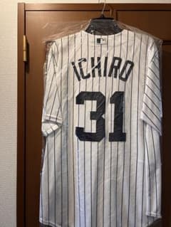 イチロー SIZE:Lの通販 31 ユニフォーム イチロー ヤンキース 新品 - Majestic Lサイズ　マジェスティック製 ジャージ ニューヨーク・ヤンキース 31 記念グッズ