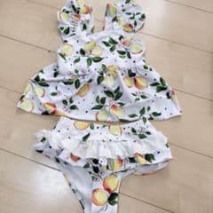 フルーツ柄フリル水着 130cmのサムネイル