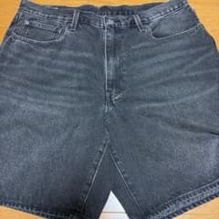 Levi Strauss & Co. ブラックデニムショートパンツ W36 Lのサムネイル