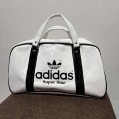 極美品 80s adidas アディダス Super star エナメル バッグ 極美品 80s adidas アディダス Super star エナメル バッグ