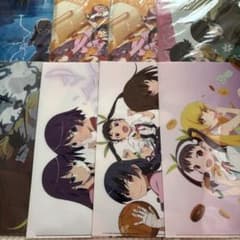 ★新品 物語シリーズ クリアファイル 8枚セットのサムネイル